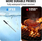 TempPro TempSpike 500ft Wireless Meat Thermometer with Long & Short Probes