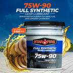 STARFIRE Full Synthetic SAE 75W90 GL-5 Gear/Differential Oil 5 Gallon Pail