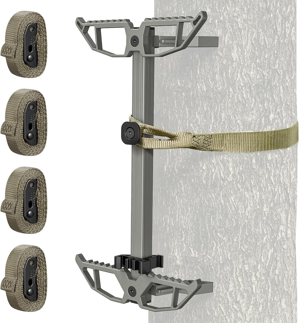 EZshoot Climbing Sticks for Hunting, Aluminum Portable Tree Climbing Steps
