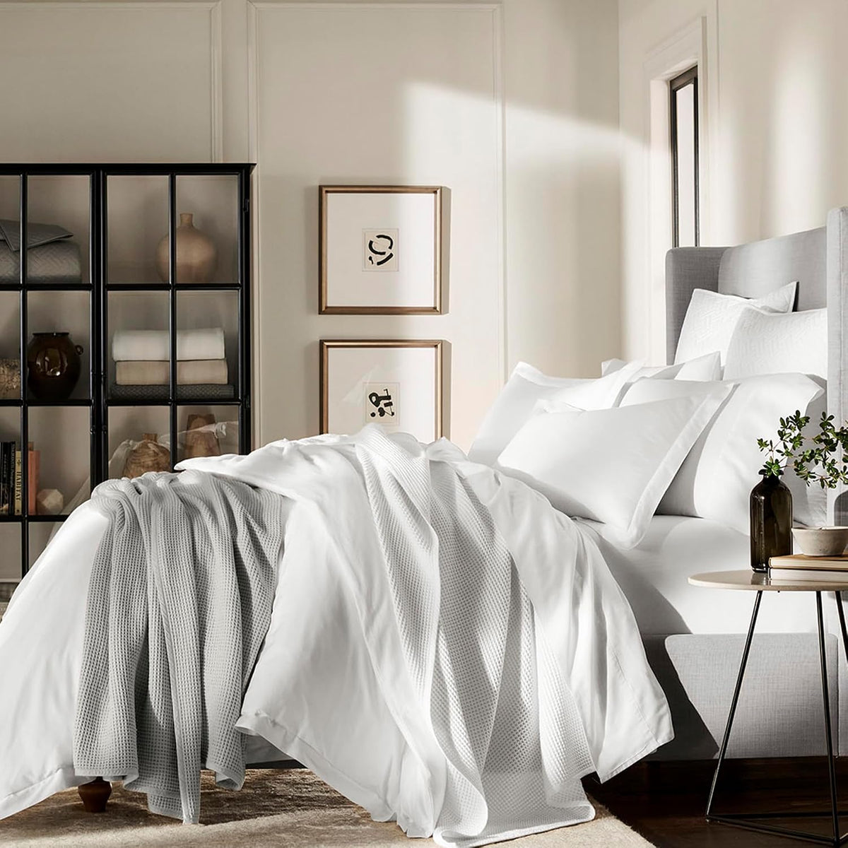 BOLL & BRANCH Signature Hemmed Sheet Set, King, White