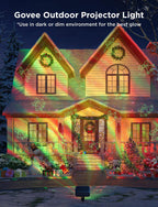 Govee Outdoor Halloween Projector Light, Upgraded Aurora Star Projector