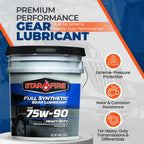 STARFIRE Full Synthetic SAE 75W90 GL-5 Gear/Differential Oil 5 Gallon Pail