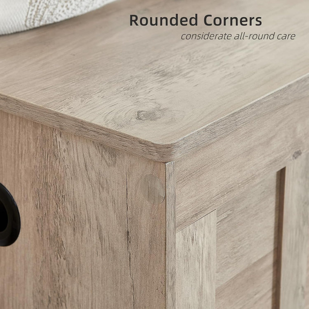 47.2" Storage Chest Extra Large,Wooden storage bench(Greige).