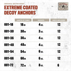 Rig'Em Right Waterfowl Pre-Rigged Xtreme Coated Tangle Free Cable Decoy Anchors for Duck Hunting