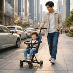 Dream On Me Coast Rider Lightweight Travel Stroller, 45 Lb Limit, Navy