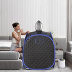 Portable Steam Sauna, Full Body Home Sauna Spa, Pop-up Design, 120V