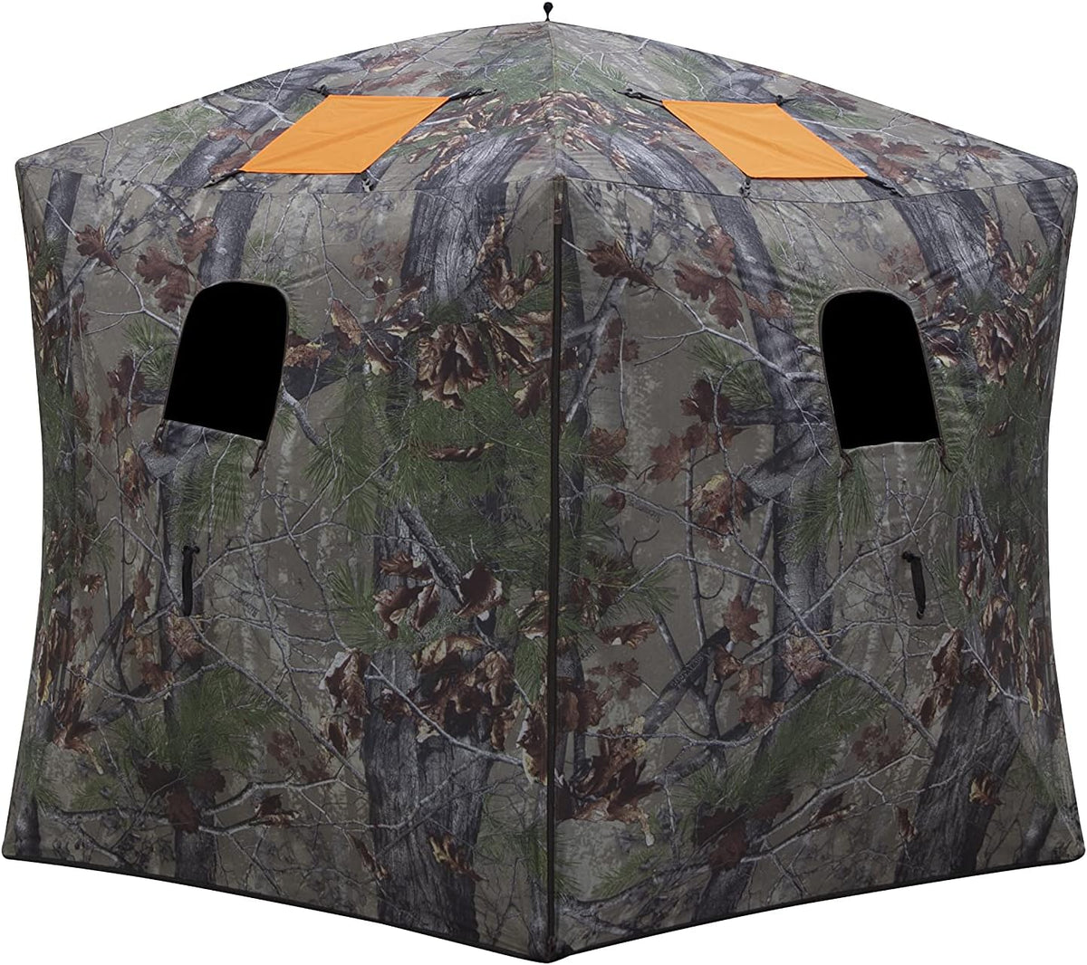 Barronett Blinds® Feather Five, Portable Hunting Blind, Huge Interior, Lightweight, 4-Person, Bloodtrail® Backwoods, 72” x 84” x 84”, FF500BW