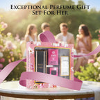 Essential 4 PC Mini Perfume Set, Birthday Gift Set for Women, Eau De Parfum 30ml Each, Vanilla Perfume & Floral Fragrance, Long-Lasting Travel Size
