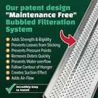 A-M Gutter Guard 5" x 100 Ft Mill Finish Aluminum, Leaf & Debris Protection