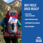 Mountain House Emergency Meal Assortment Kits, Freeze-Dried Survival Food Kit for Disaster Preparedness & Long-Term Storage, 30-Year Shelf Life