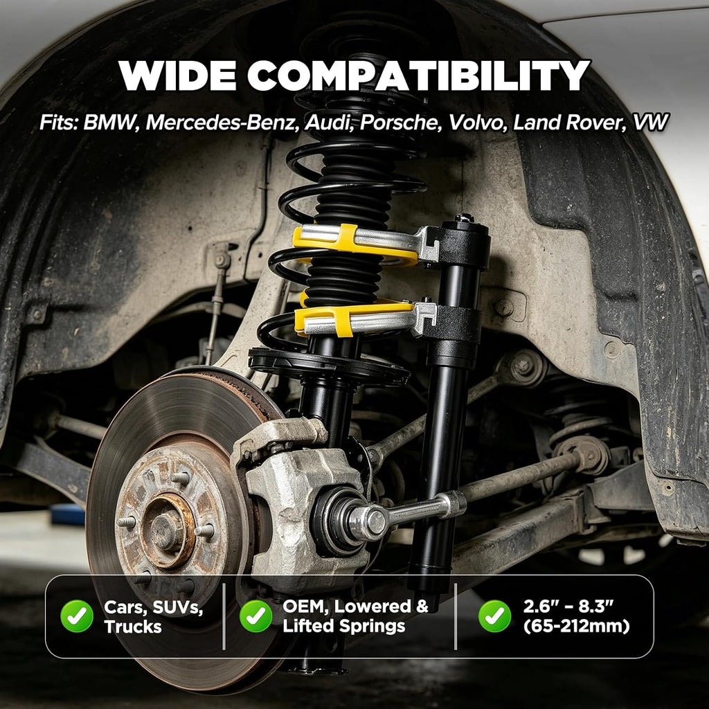 MRCARTOOL On-Vehicle Strut Spring Compressor Kit for SUVs and Trucks