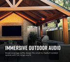 Polk Audio Atrium 4 Outdoor Speakers, Powerful Bass (Pair, Black)