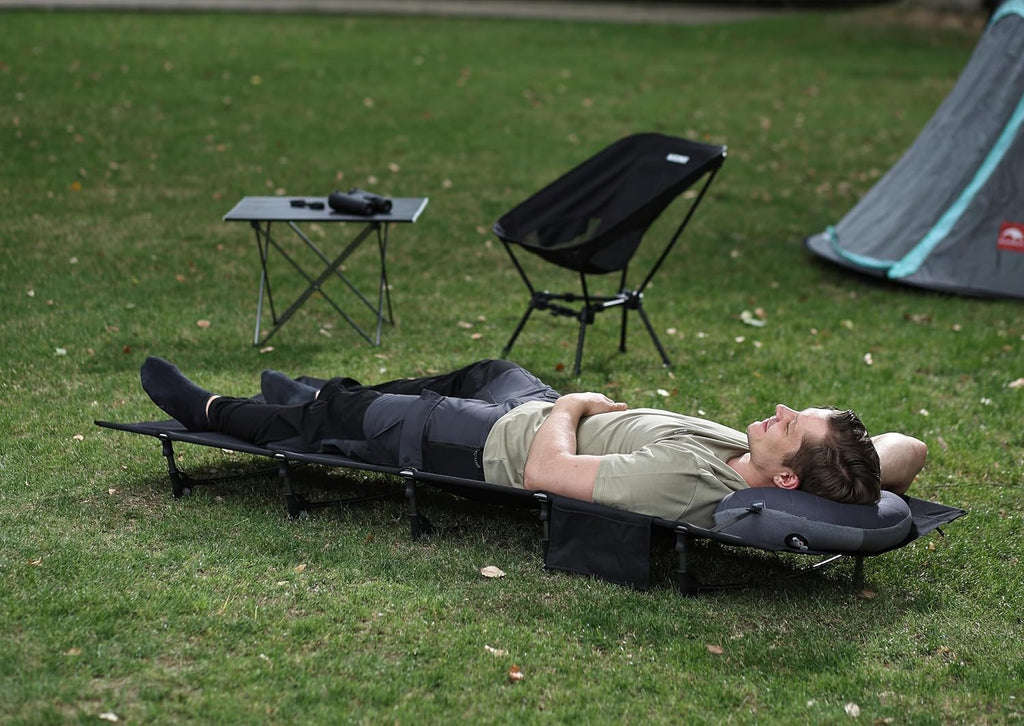 MARCHWAY Ultralight Folding Camping Cot Bed, Portable, Supports 275 lbs