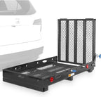 Silver Spring Folding Steel Wheelchair Scooter Carrier, 500 lb, 59 In Ramp