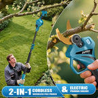 Cordless Pole Pruner for Makita 18V Battery, Electric Pruning Shears