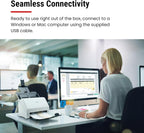 Canon imageFORMULA R30 - Office Document Scanner, Auto Document Feeder, Duplex Scanning, Plug-and-Scan Capability, No Software Installation Required