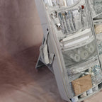 Gift Bag Wrap and Craft Organization Storage, Holds 14 (40 in) Rolls & More (Stone)