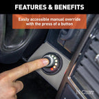 CURT 51170 Spectrum Proportional Trailer Brake Controller, Dash-Mount Knob