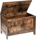 HOOBRO Toy Box, Retro Wooden Look Storage Chest with Safety Hinge, Entryway Storage Bench Supports 330 lb, 29.9 x 15.7 x 18.9 Inches Toy Chest