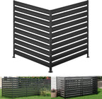 42" H x 38" W (2 Panels) Air Conditioner Fence, Outdoor Privacy Screens, Pool Equipment Enclosure, No Dig Garbage Can Fence for Outside Backyard