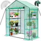 Greengro Greenhouse, 28 x 57 x 76'' Walk in Greenhouses for Outdoors Indoor
