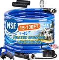 25FT Heated Water Hose for RV,-45°F Heated Water Hose, RV Accessories