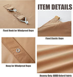 10x20 FT Carport Replacement Canopy Top, 800D Oxford Heavy Duty Waterproof Tarp Cover with 36 Ball Bungees, UV Protection Garage Shelter Replacement