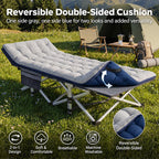 ABORON Camping Cot for Adults, 28 in Wide Folding Bed with Mattress