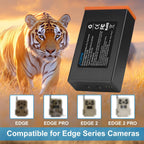 2 PACK Power Mag Battery Pack for Moultrie edge 2 Cellular Trail Camera