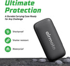 Airmoto Portable Tire Inflator and Hard Carrying Case Bundle