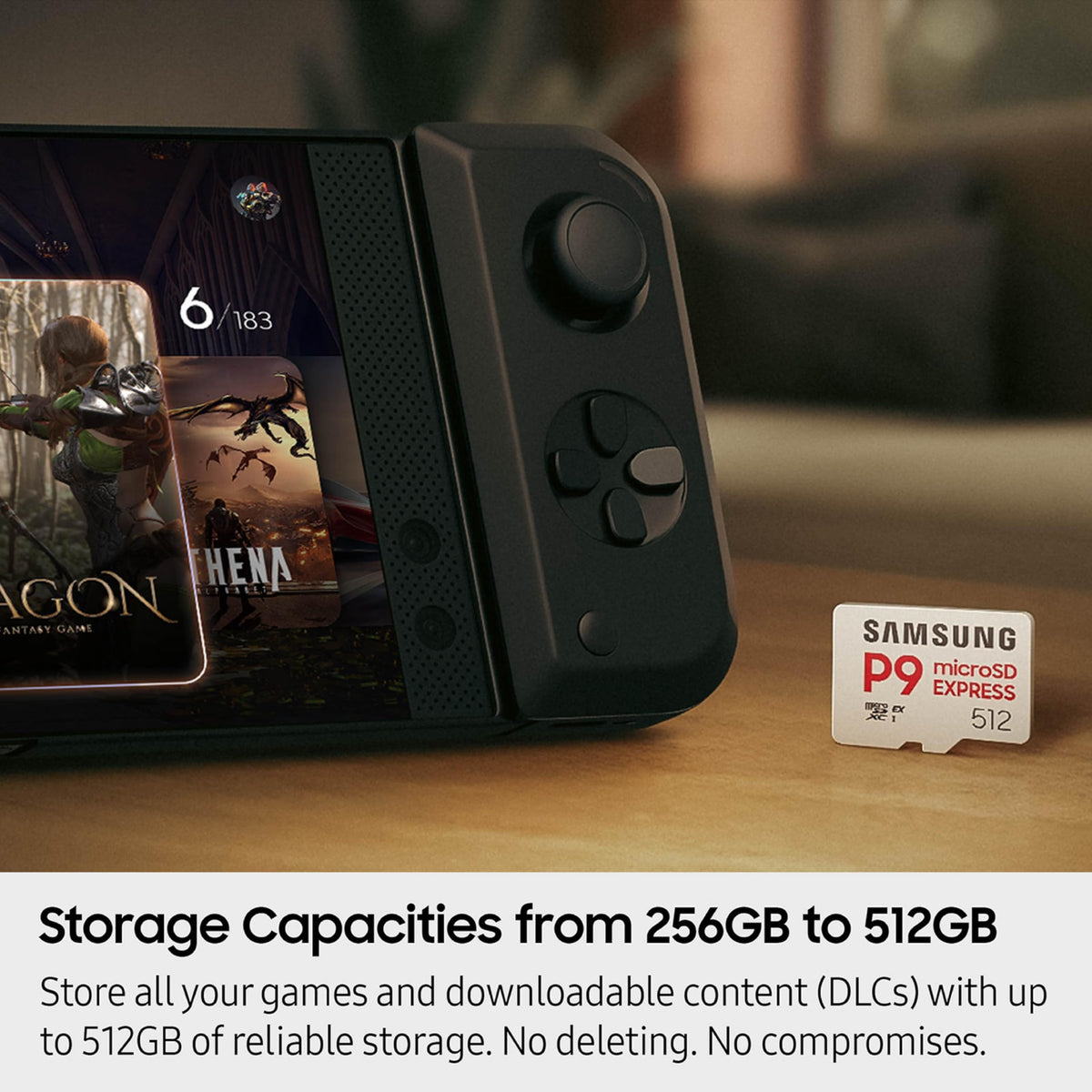 Samsung P9 Express microSDXC 512GB for Nintendo-Switch 2