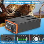 2 PACK Power Mag Battery Pack for Moultrie edge 2 Cellular Trail Camera