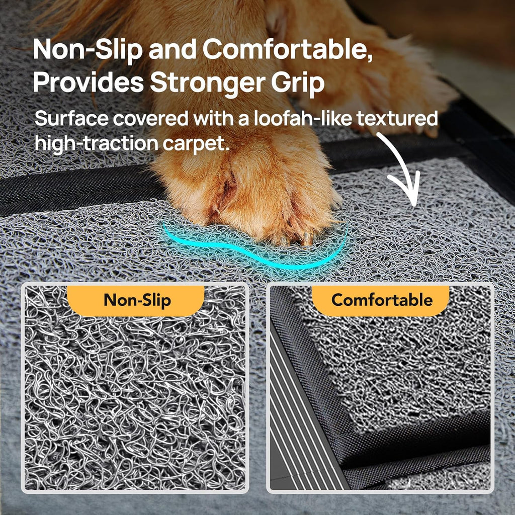 Dog Ramp for Cars, 71" L × 17.2" W, Extra-Long Foldable Pet Ramp