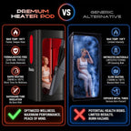 Portable Home Sauna, Dry Heat Sauna Box with Infrared Light