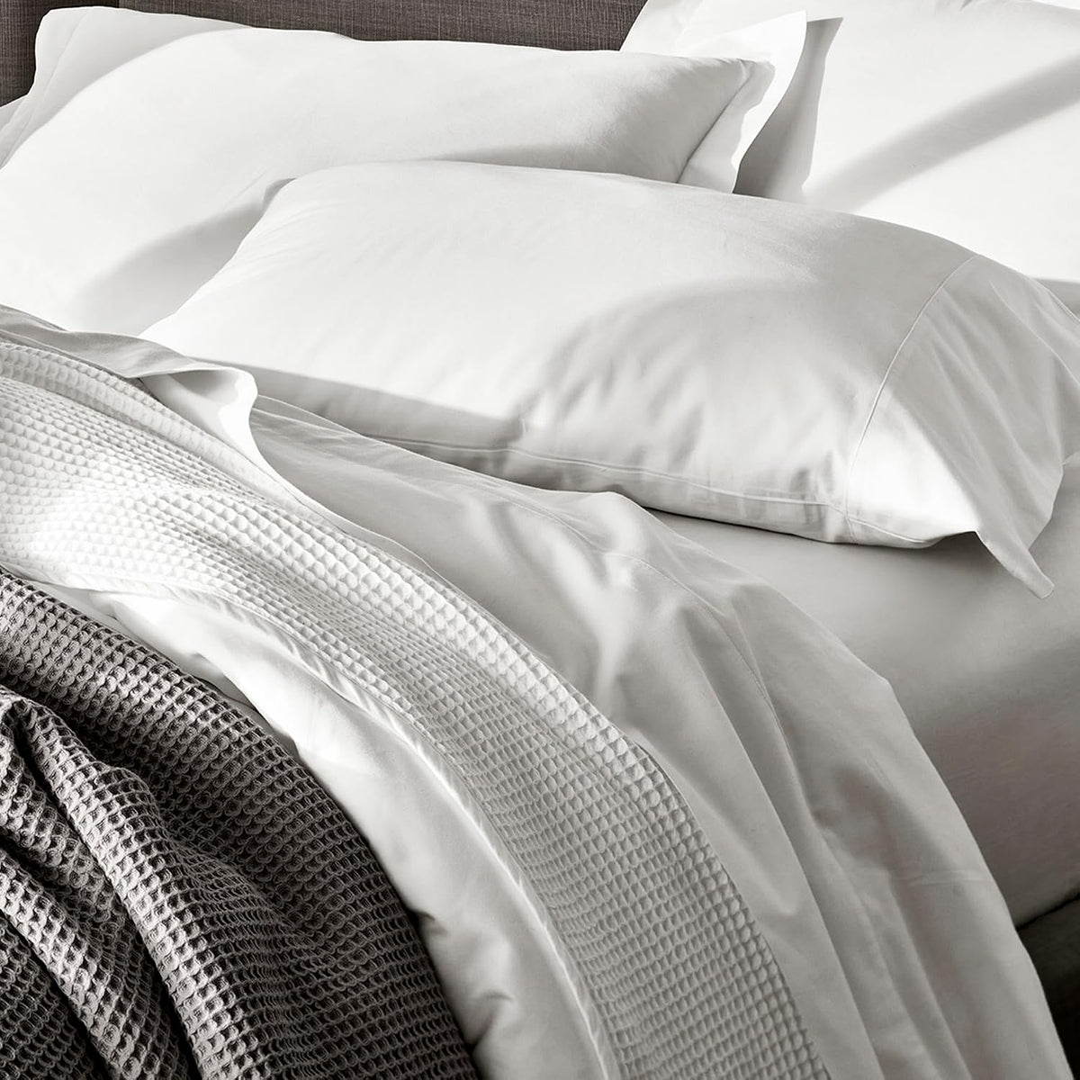 BOLL & BRANCH Signature Hemmed Sheet Set, King, White