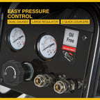 Klutch 20-Gallon Air Compressor, 2 HP, 120V