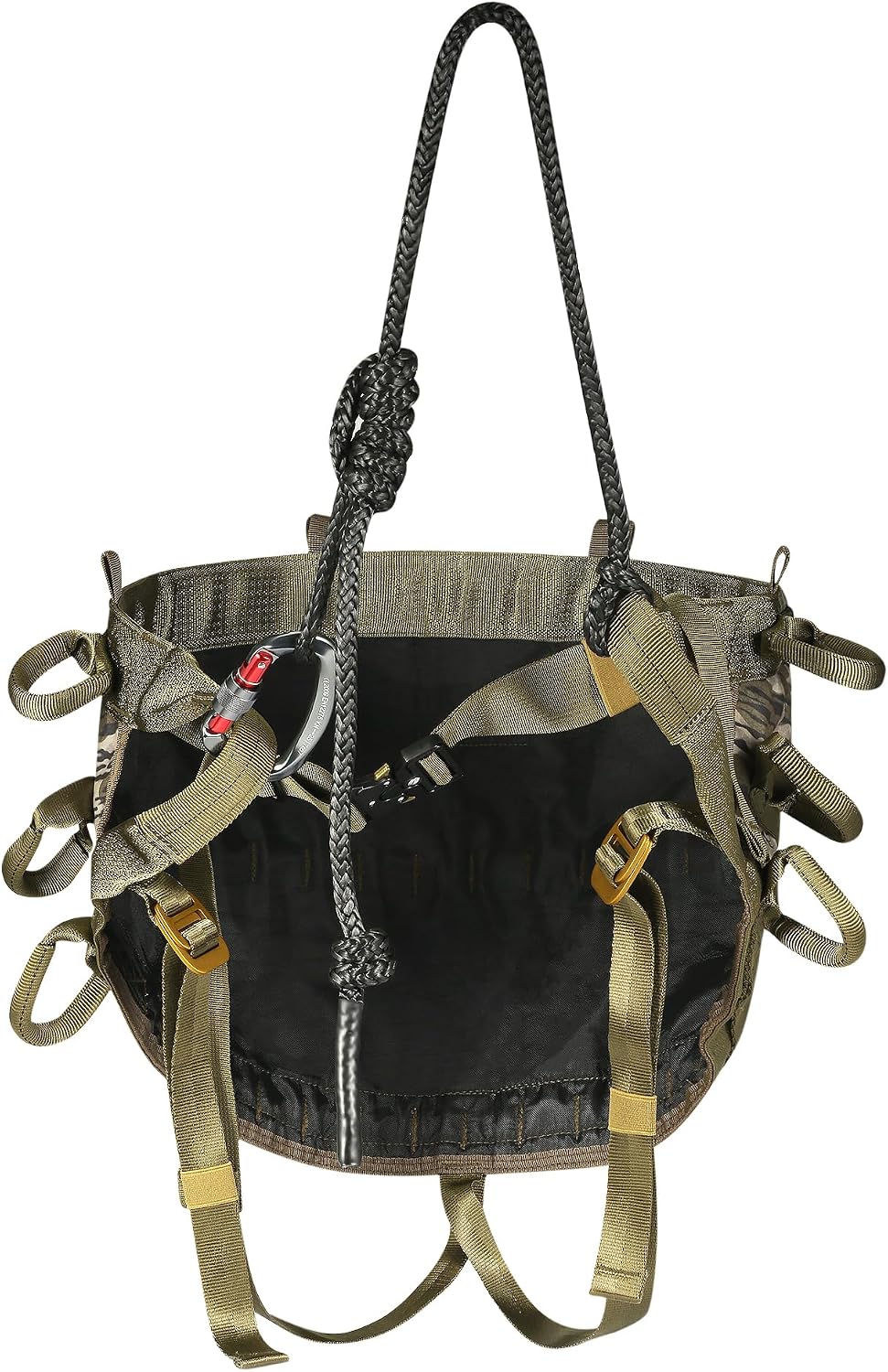 UIIHUNT Tree Saddle, The Gen 1 Hunting Saddle, Lightweight Hammock Tree Saddle, Comfortable Saddle Hunting Accessories, Includes Adjustable Bridge
