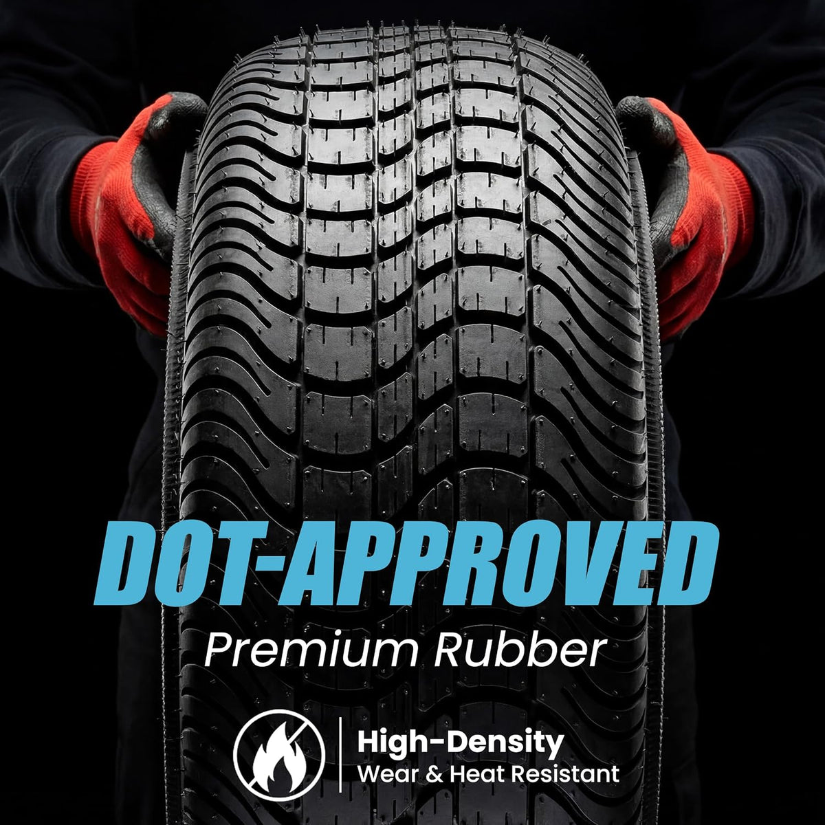 Arisun Cruze 215/35-12 DOT Golf Cart Tire Street Low Profile (4-Ply) - Single