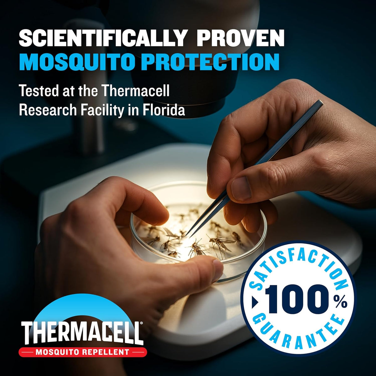 Thermacell E-ZoneGuard Patio Max Mosquito Repellent 12Hr Bat + Chrging Dock