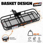 Mockins 6" Raised Heavy Duty Luggage Rack for SUV Car Truck with 500 Lb Cap