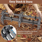 30" Climbing Sticks for Tree Stand, Non-Slip Aluminum Steps