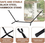 Elevon Hammock Stand, Heavy Duty Adjustable Steel Hammock, 9-Foot, 450-Pound Capacity, Weather Resistant and Easy to Assemble