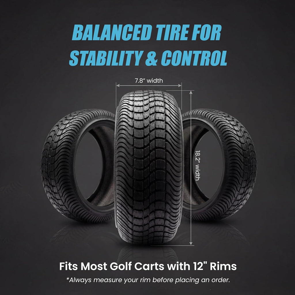 Arisun Cruze 215/35-12 DOT Golf Cart Tire Street Low Profile (4-Ply) - Single