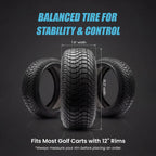 Arisun Cruze 215/35-12 DOT Golf Cart Tire Street Low Profile (4-Ply) - Single