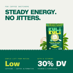 6 pack) Kuli Kuli Organic Matcha Green Tea Moringa Latte, Lion's Mane, Low-Caffeine, 3.41 oz