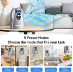 Ozone Machine Generator, Multifunctional with Timer, 500mg/h Portable Ozone Machine for Home, Kitchen, Office, Cleaning Water, Fruits and Vegetables