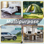 Oversize 32" Camping Cot with Mattress, 900LBS Camping cots for Adults