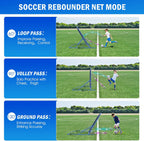 Soccer Baseball Rebounder Soccer Goal Net, Volleyball Rebound Pitchback Net
