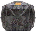 Barronett Blinds® Feather Five, Portable Hunting Blind, Huge Interior, Lightweight, 4-Person, Bloodtrail® Backwoods, 72” x 84” x 84”, FF500BW