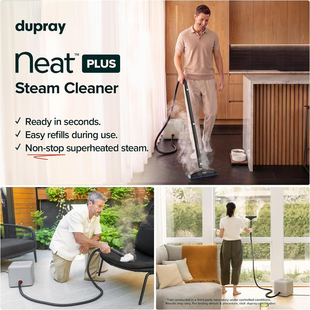 Dupray Neat Plus Steam Cleaner for Home - Essential Pack